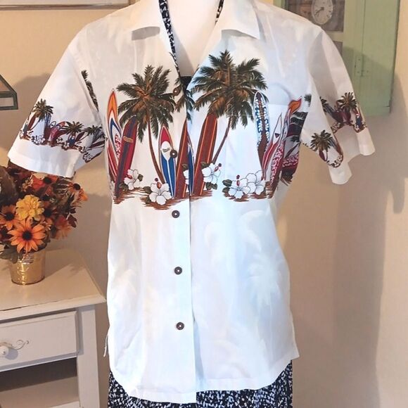 Vintage Favant Hawaiian Shirt - Picture 1 of 10